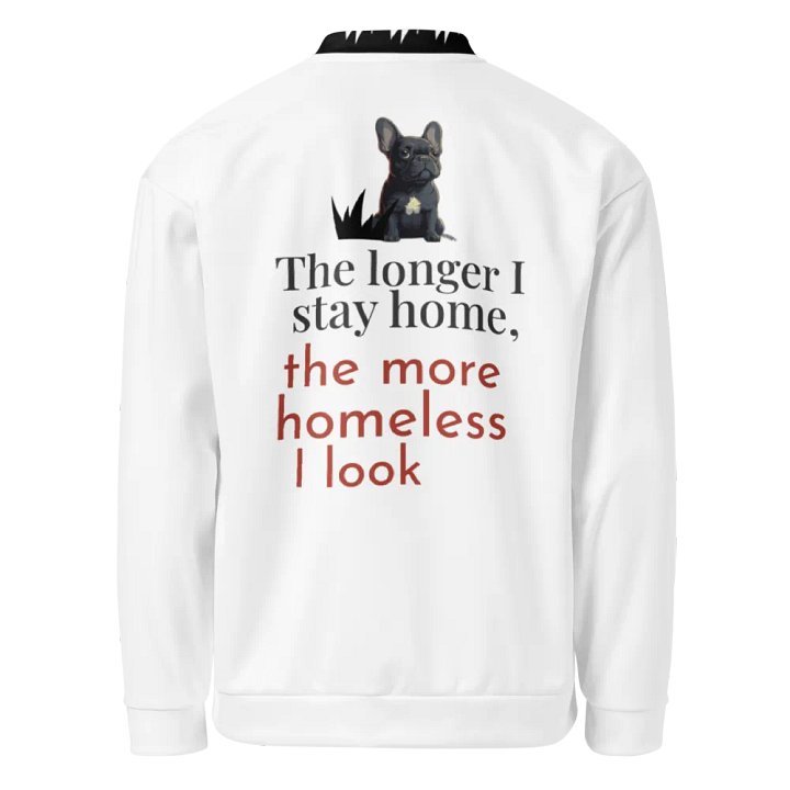 🐶 Cute Puppy Bomber Jacket – Unleash Your Custom Style! product image (2)