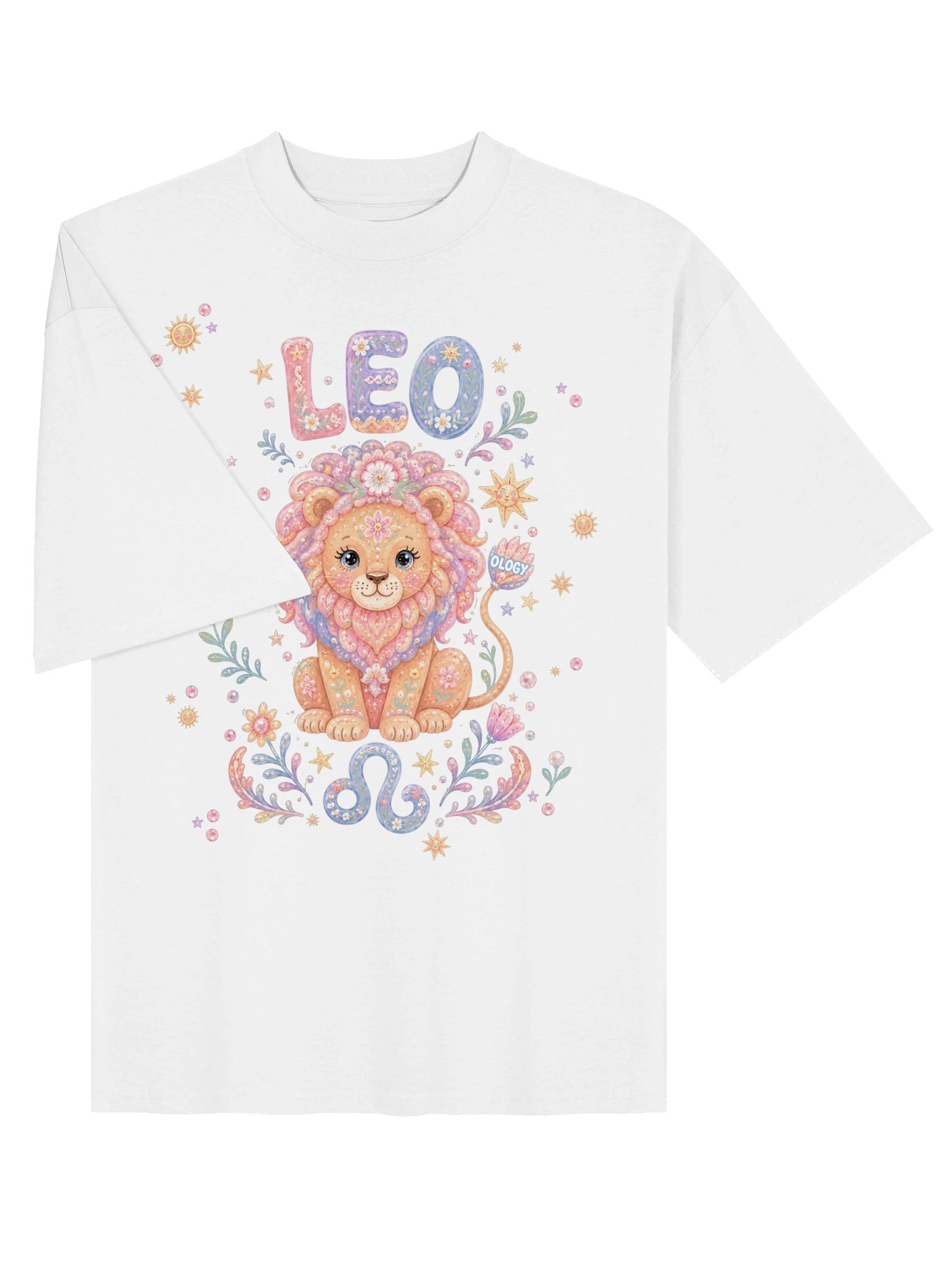 Leo Astro Pop Oversized Tee product image (12)