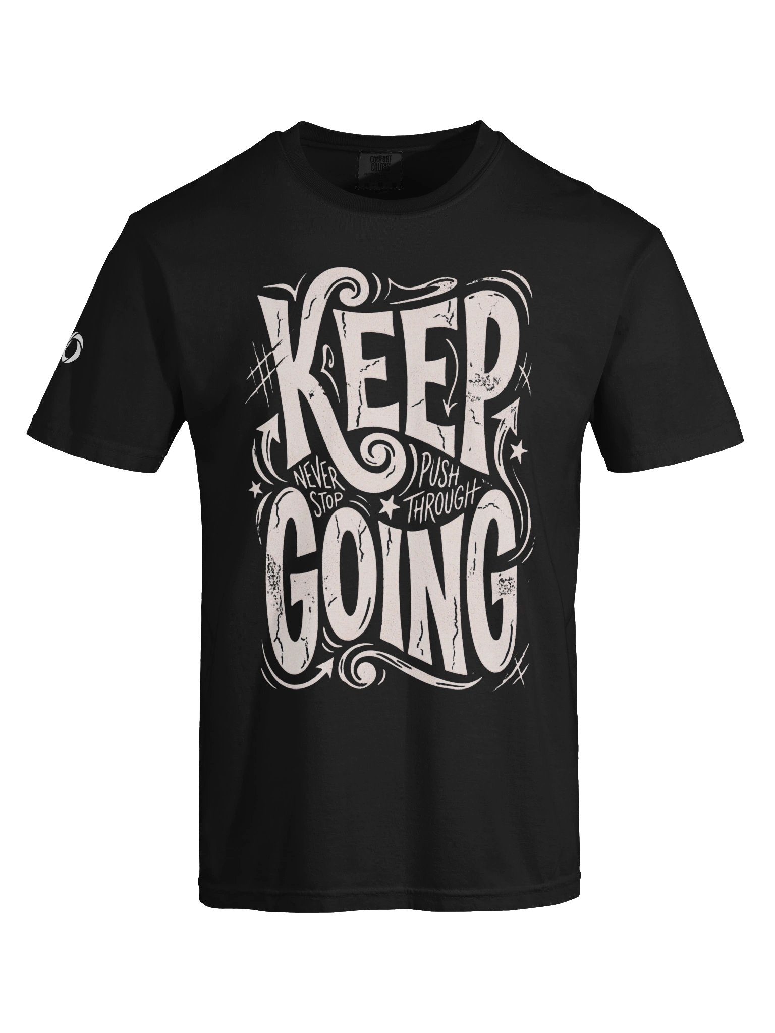 Keep Going — Vintage Motivational Typography Tee product image (12)