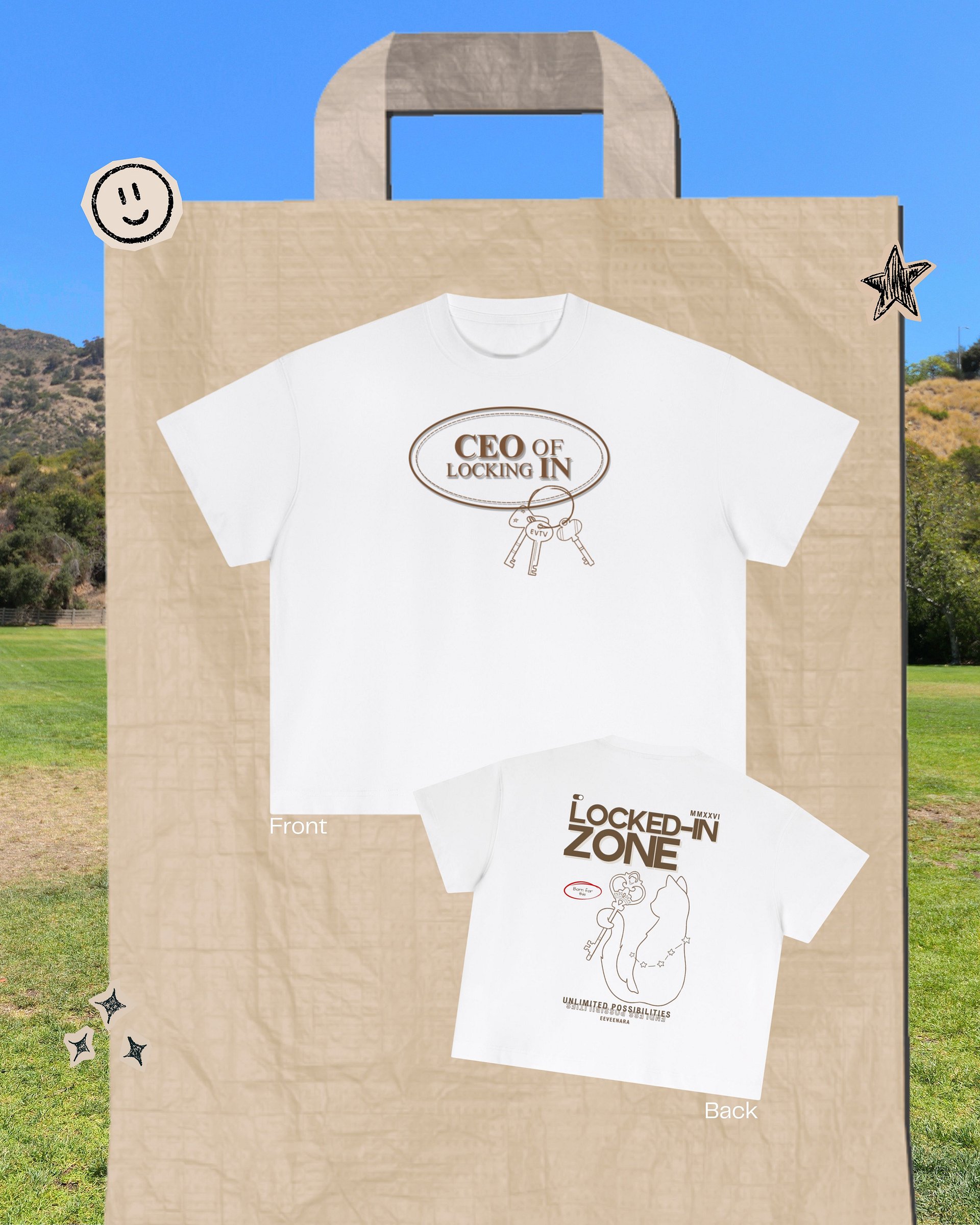Cloud boxy tee (lightweight) product image (3)