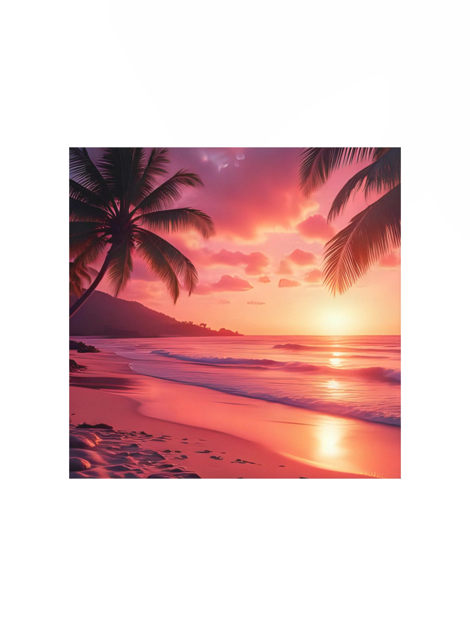 Sunset Serenity Matte Poster product image (4)