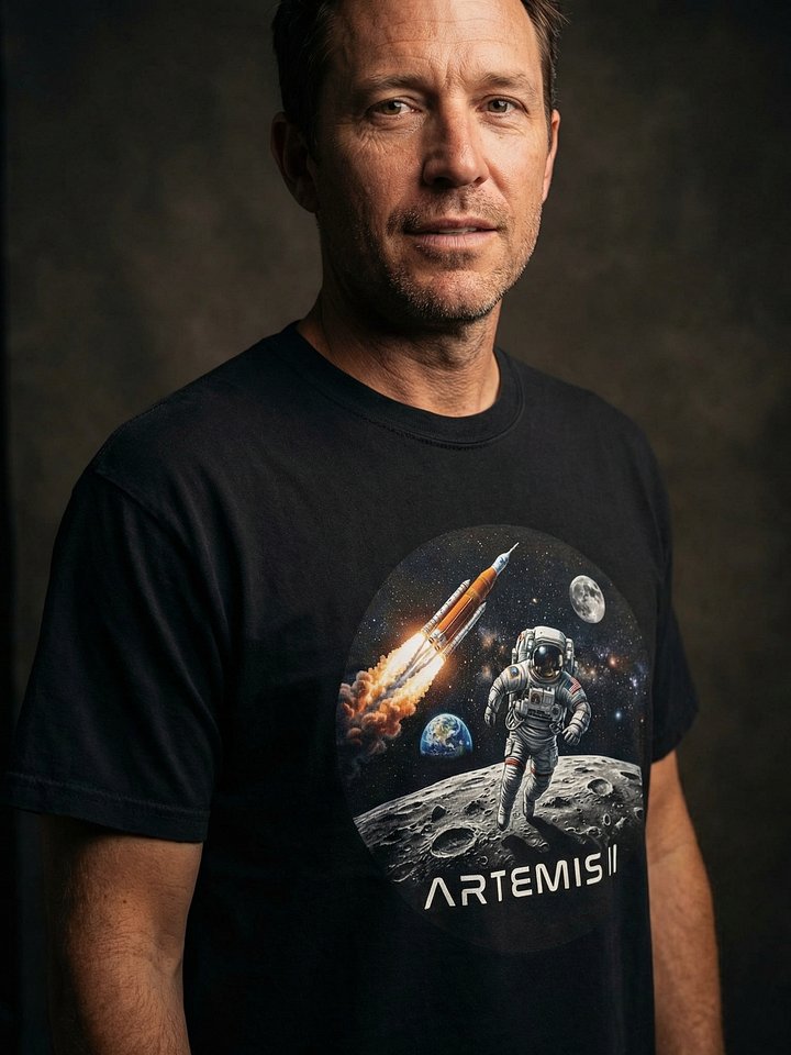 Artemis II Shirt 2026, NASA Inspired Moon Mission Tee, Space Graphic T-Shirt, Astronaut Lunar Design, Space Lover Gift product image (1)