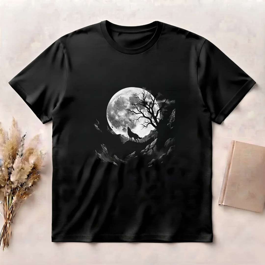 Midnight Wolf Moon T-Shirt product image (1)