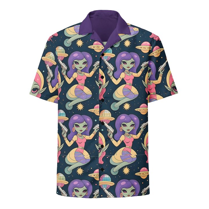 Galactic Invasion Hawaiian Shirt product image (1)