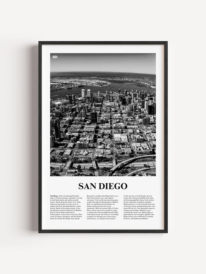 San Diego 01 Newspaper Poster product image (1)