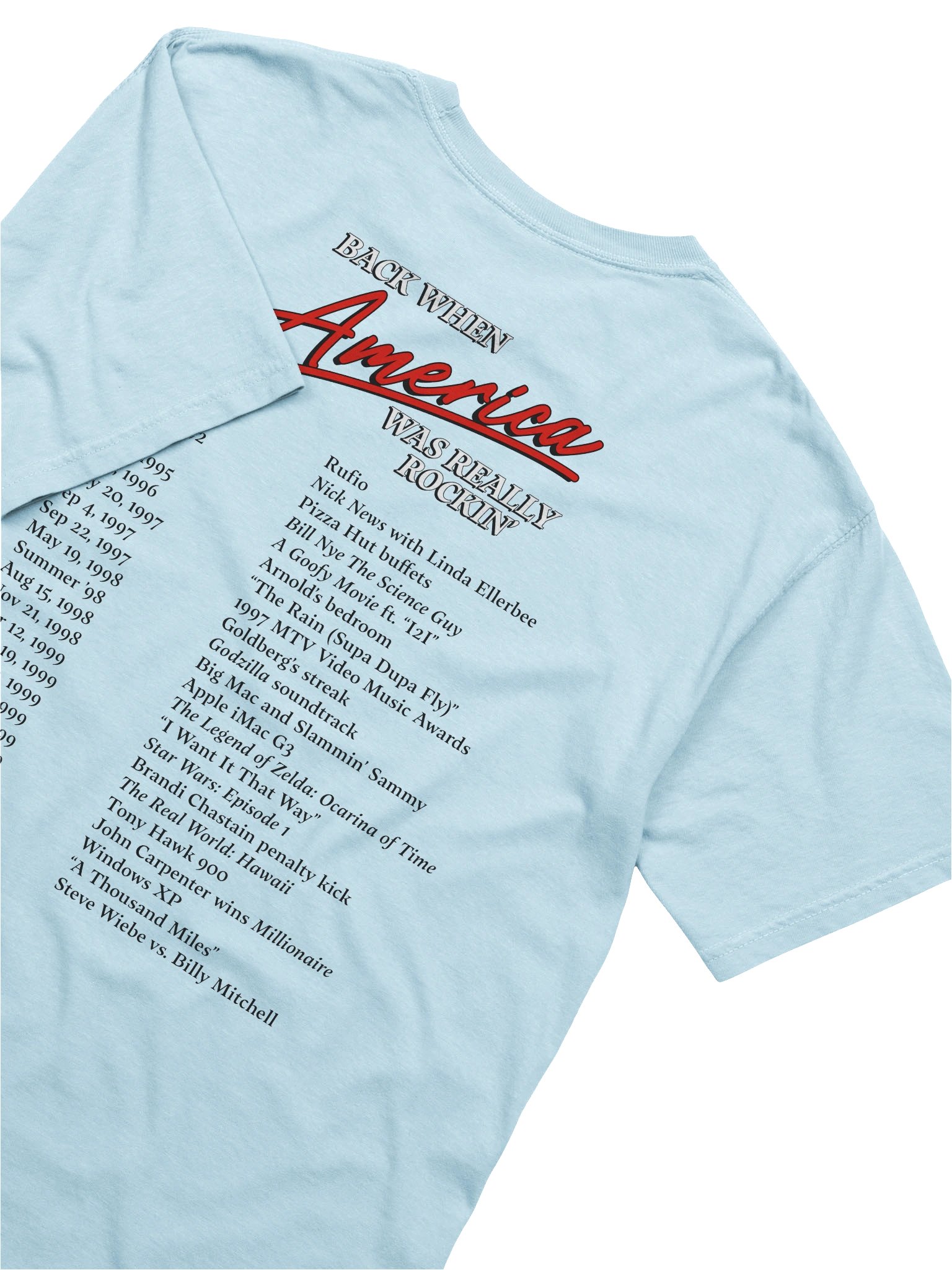 Back When America Was Really Rockin' T-Shirt product image (4)