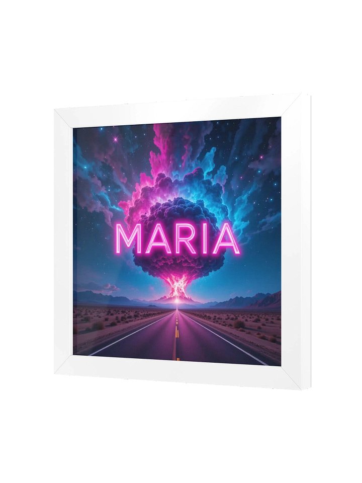 Maria (Echoes in the Night) Logo Framed Matte Poster product image (2)