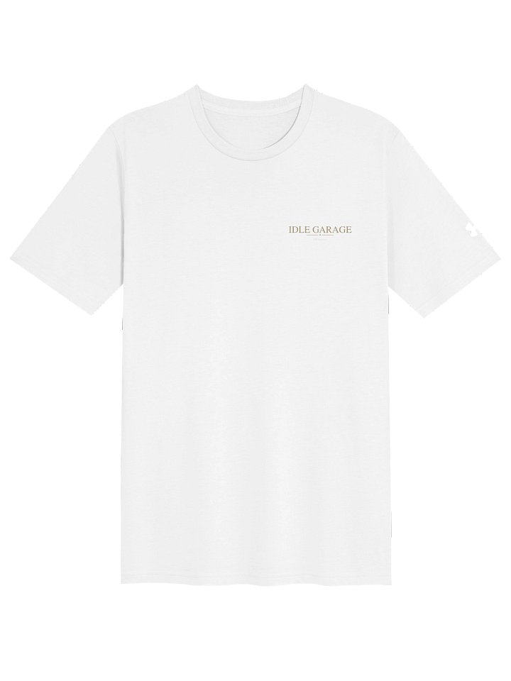 Idle Garage Gold Text Athletic Tee product image (1)