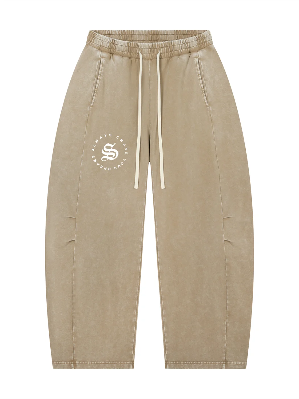 GBAH Unisex Mineral Wash Barrel Leg Pants product image (3)