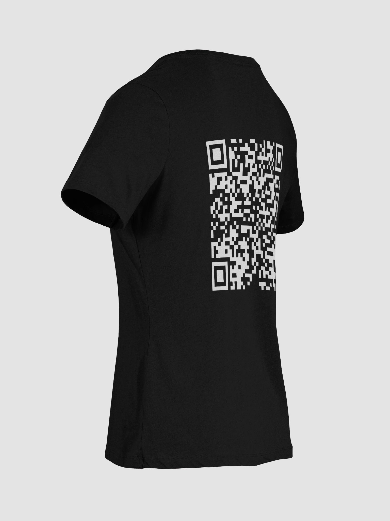Different Qr code V-neck product image (41)