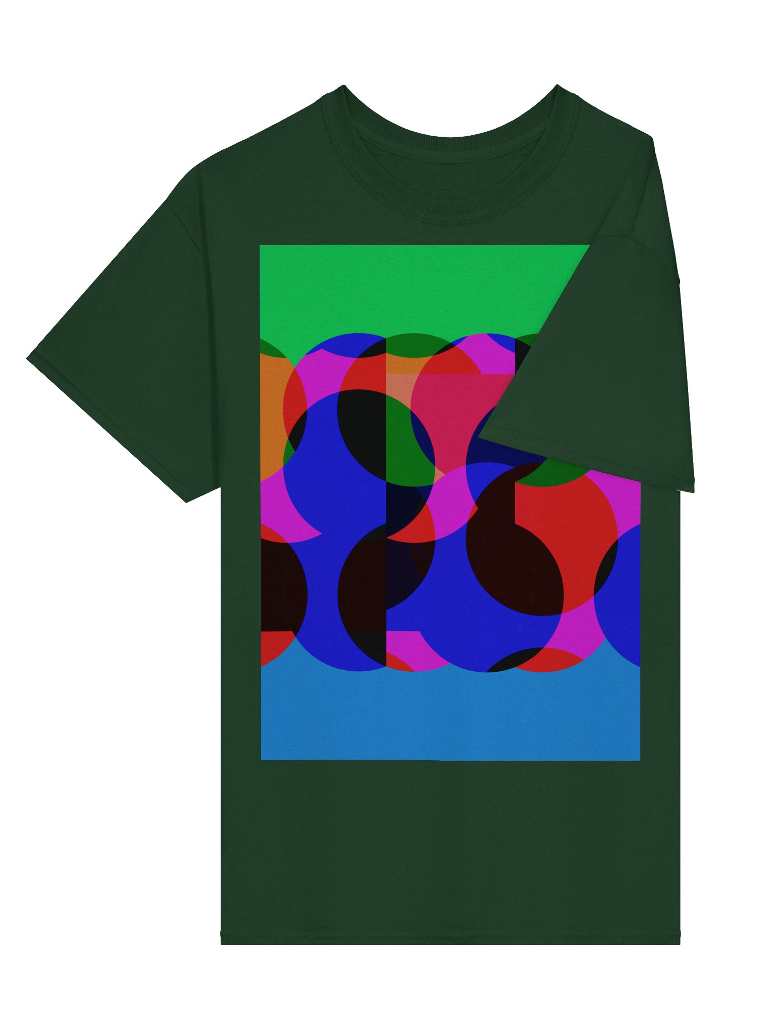 Abstract Circle Fusion T-Shirt product image (3)