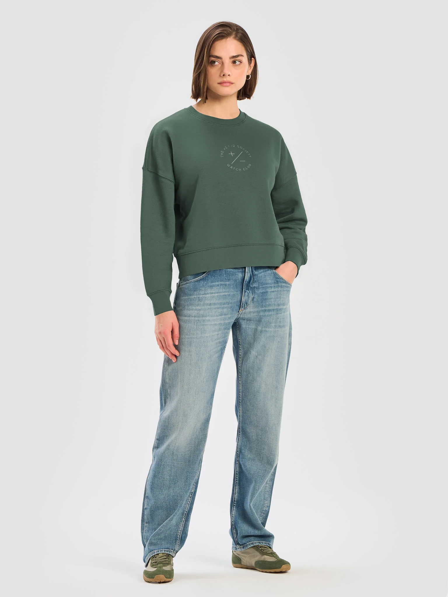The Women's Organic Crew Neck Sweatshirt product image (3)