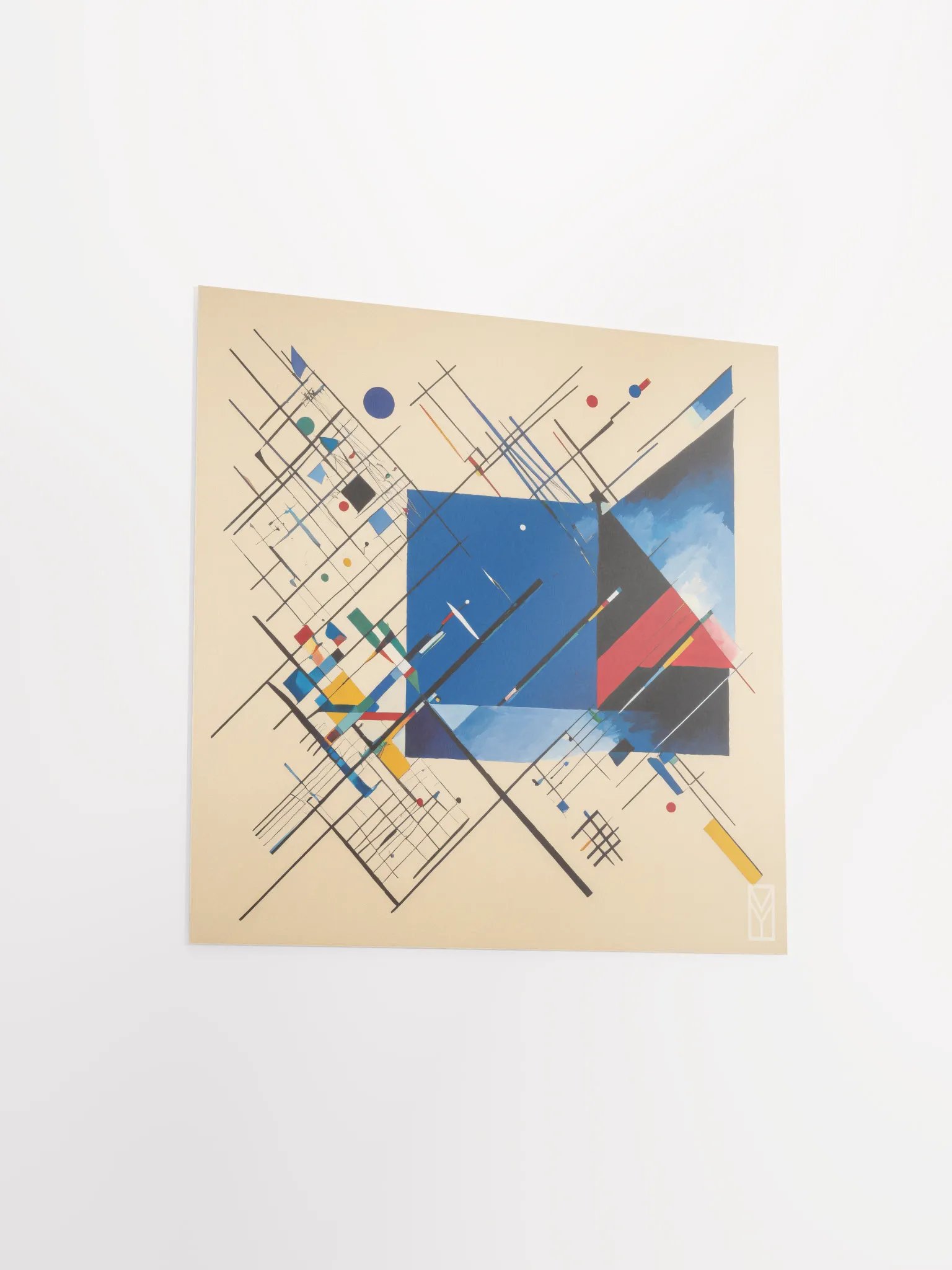 Poster Global Error in Blue product image (3)