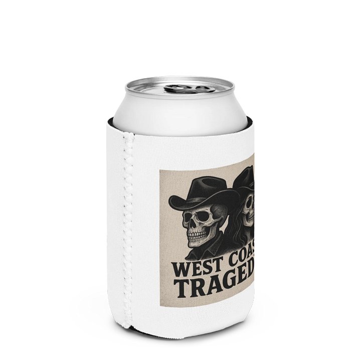 West Coast Tragedy Cowboy Skull Can Cooler product image (2)