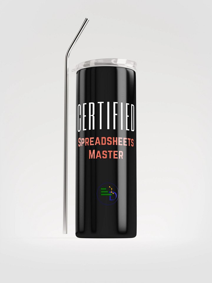 Certified Spreadsheets Master - Stainless steel tumbler product image (1)