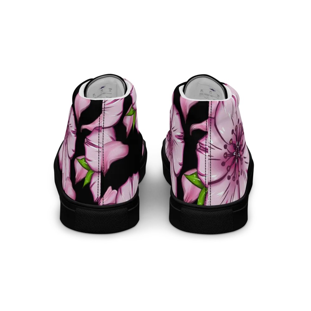 Blossomz & Petalz - Women's High Tops Canvas Shoes product image (5)