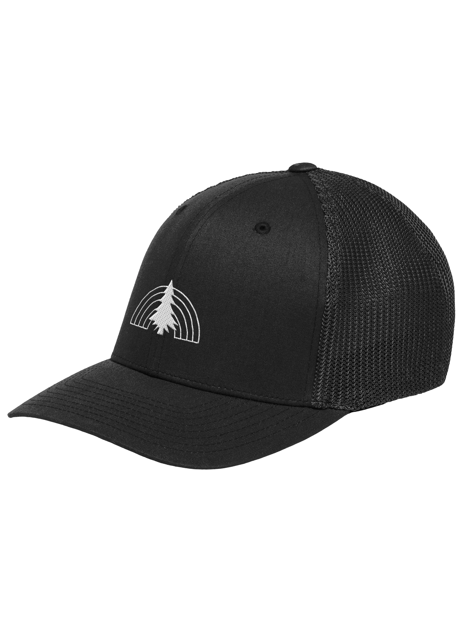 Pride Pine Fitted Mesh Hat product image (10)