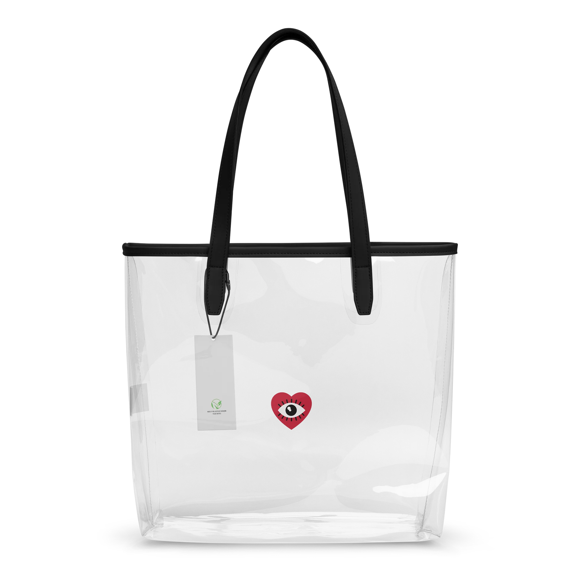 Clear Heart Tote Bag product image (2)
