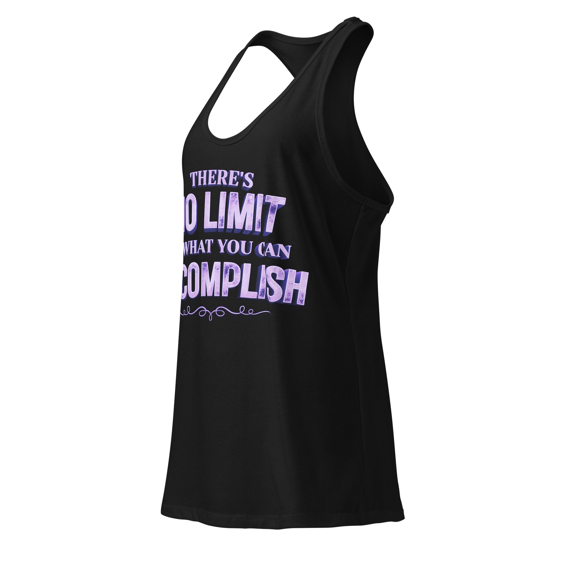 There's No Limit To What You Can Accomplish Racerback Tank Top product image (5)