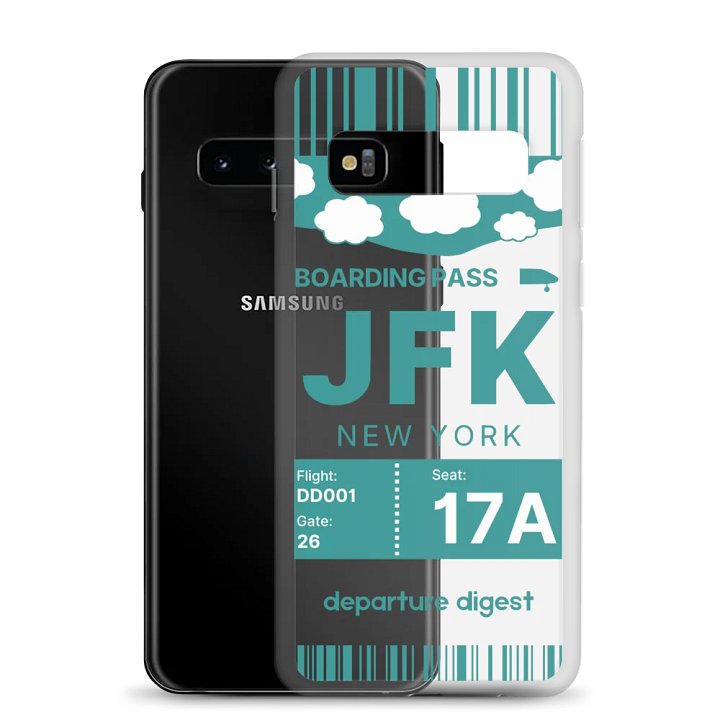 JFK: New York John F. Kennedy Boarding Pass Case (Android) product image (2)