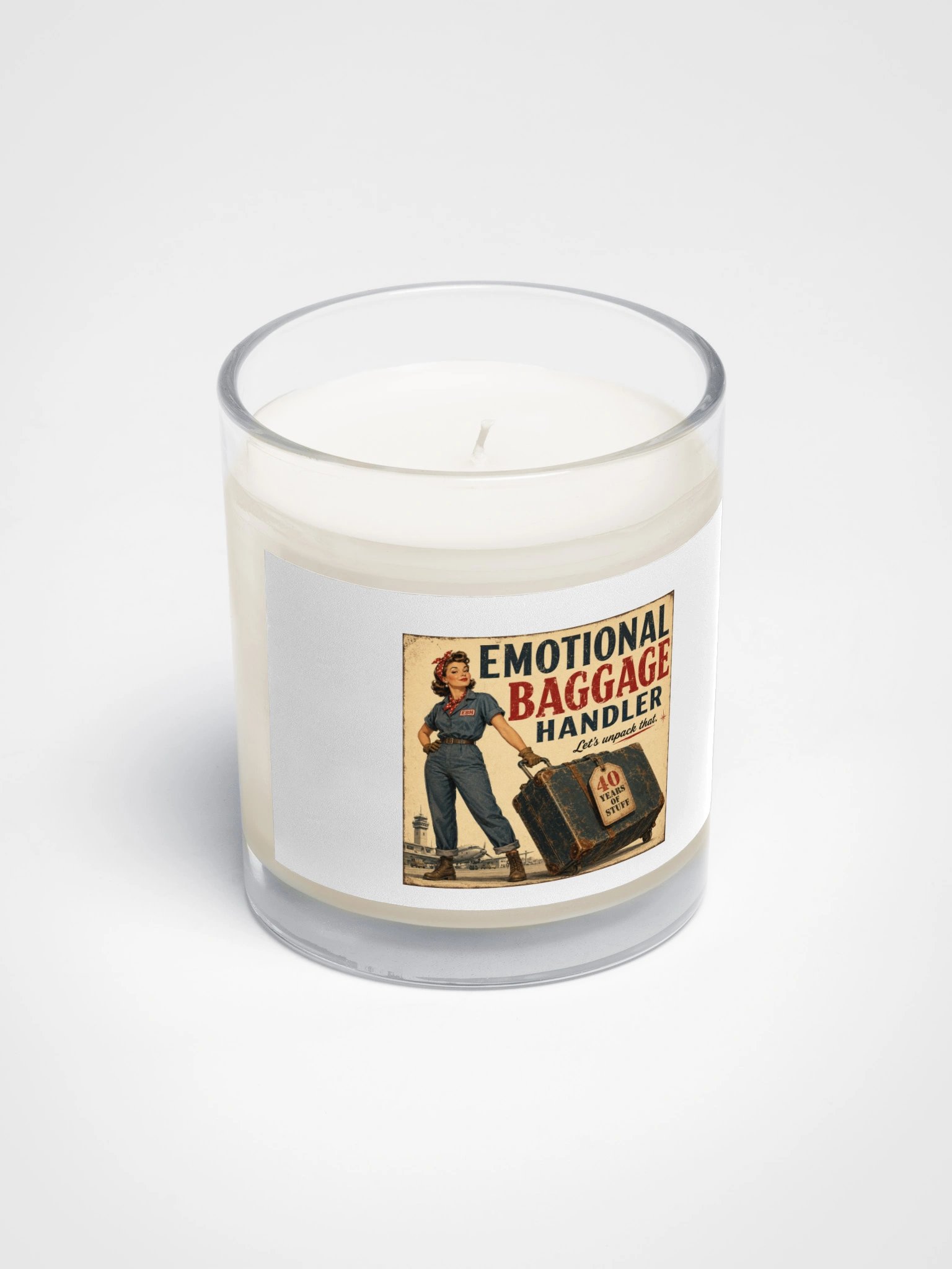 Let's Unpack That | Emotional Baggage Handler Soy Candle product image (2)