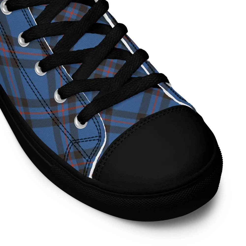 Elliot Tartan Men's High Top Shoes product image (11)