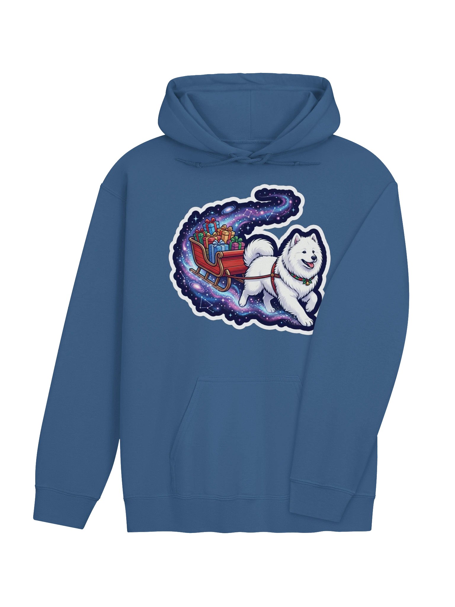 Space Sleigh Samoyed Hoodie product image (25)
