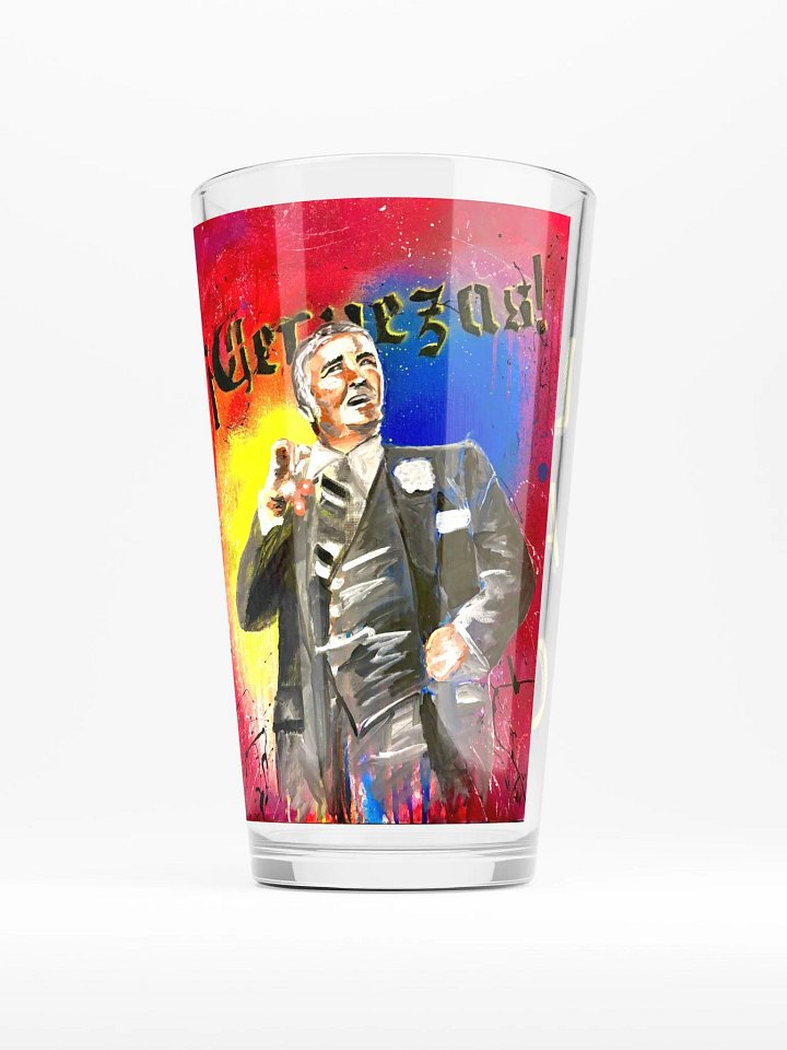 ¡Cervezas! Pint Glass product image (2)
