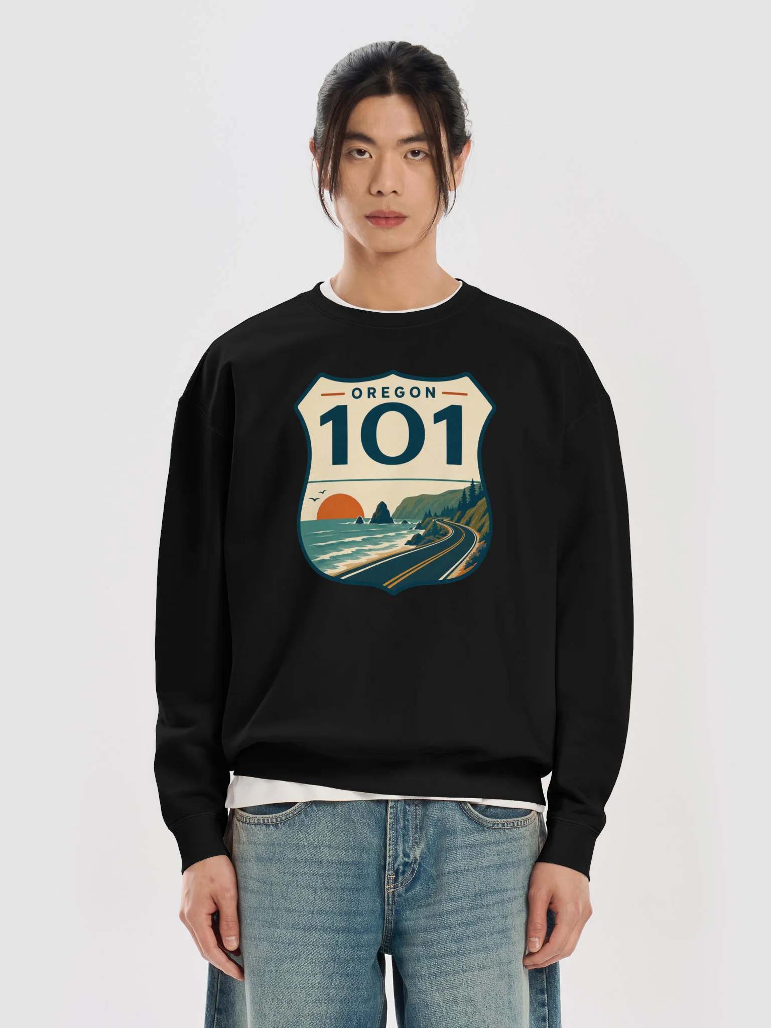 Oregon Coast Highway 101 Crewneck product image (45)