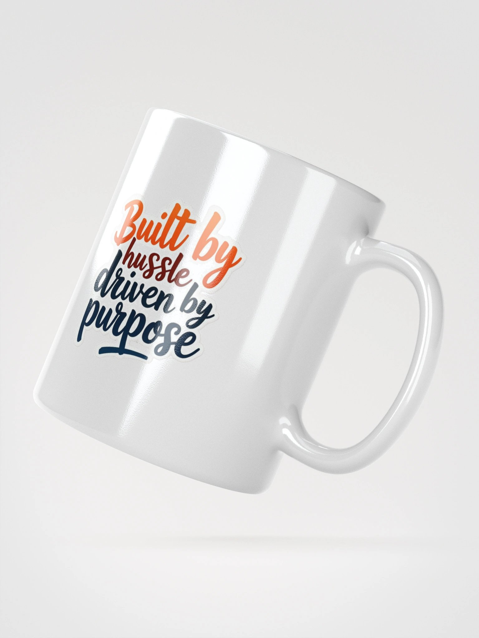 Hustle & Purpose White Mug product image (4)