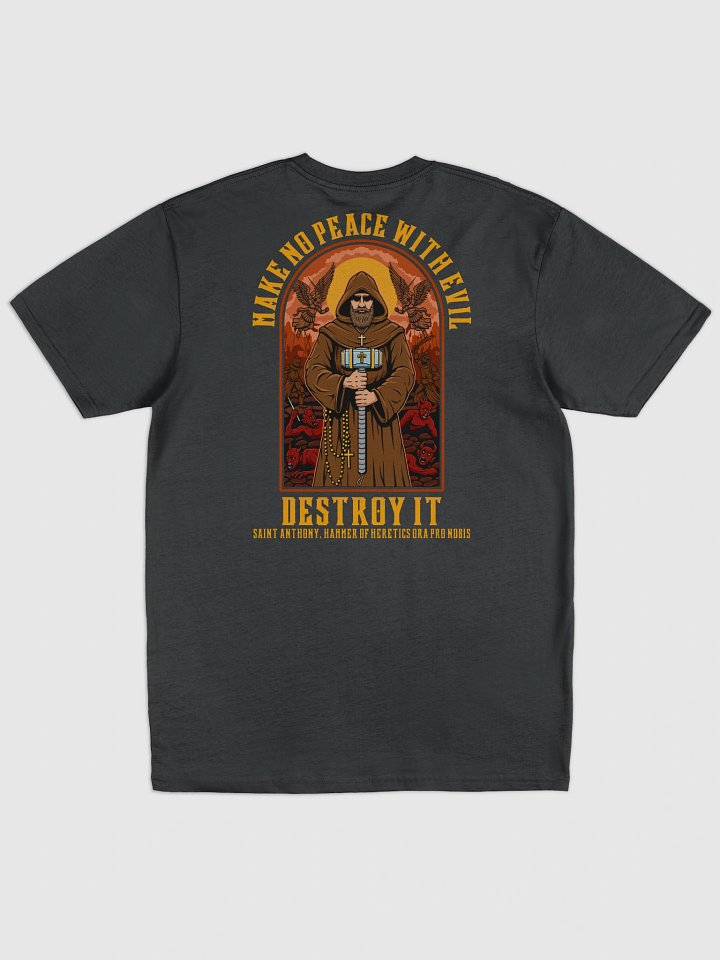 Saint Anthony Hammer of Heretics Heavy Tee product image (6)