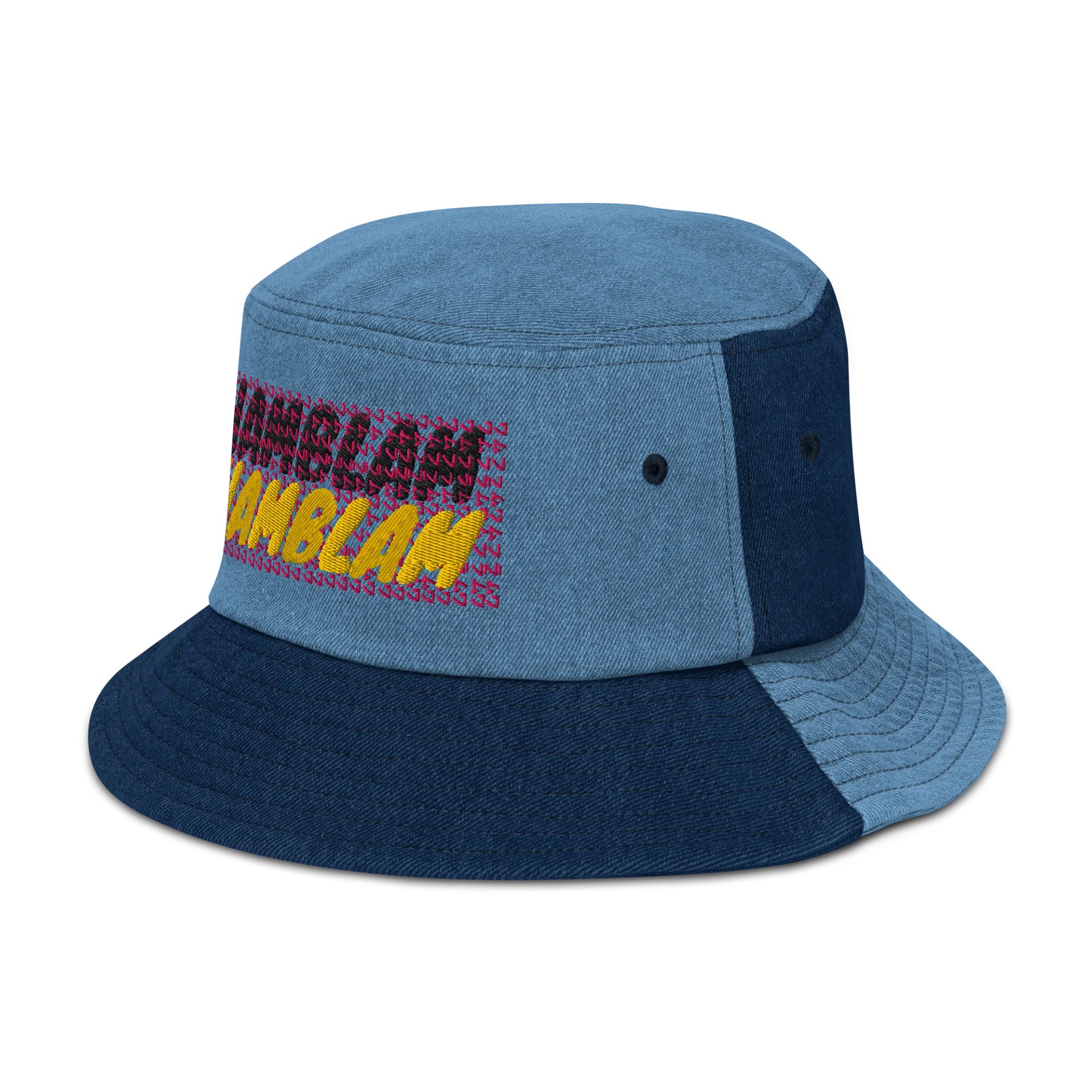 WhamBlam Chaos Denim Bucket Hat product image (4)