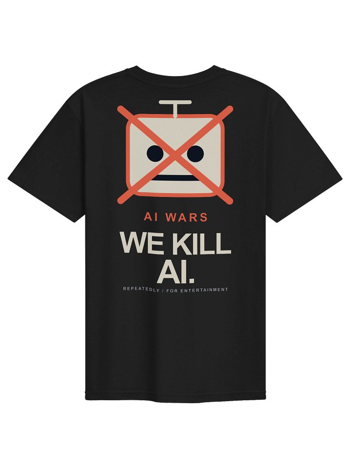 AI WARS: WE KILL AI. Heavyweight Tee product image (2)