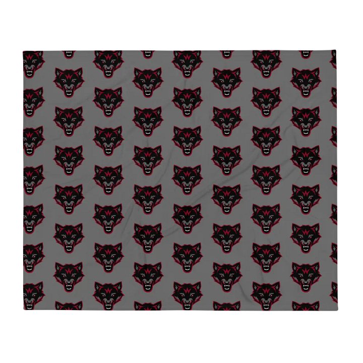 Vintage Captain Wolfpak Logo Throw Blanket product image (2)
