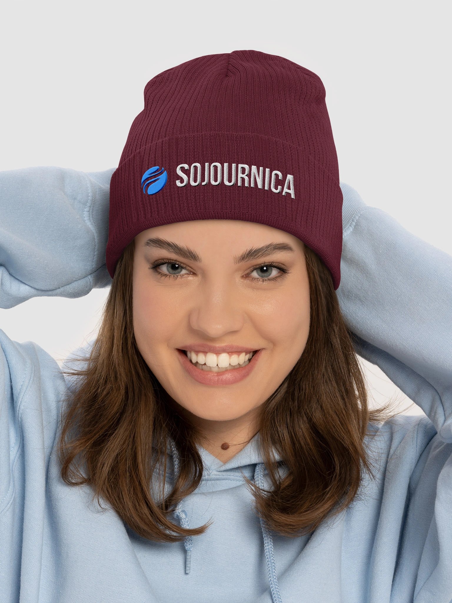 Sojournica Logo Organic Beanie product image (32)