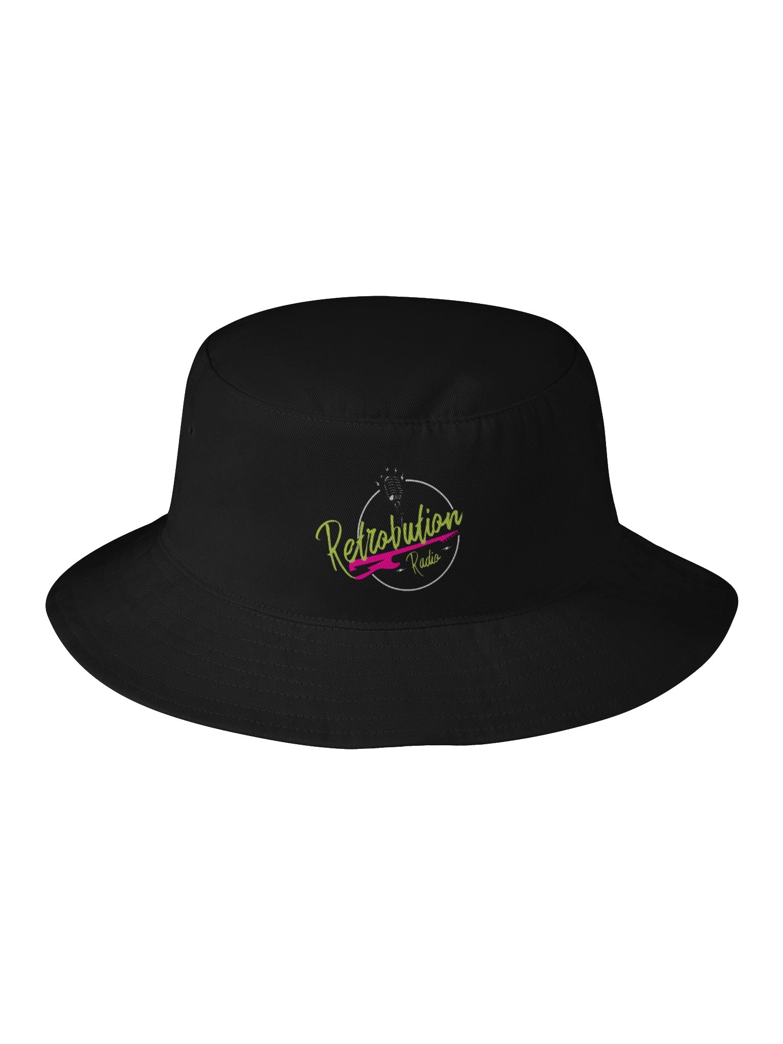 Retrobution Radio Script Bucket Hat product image (1)