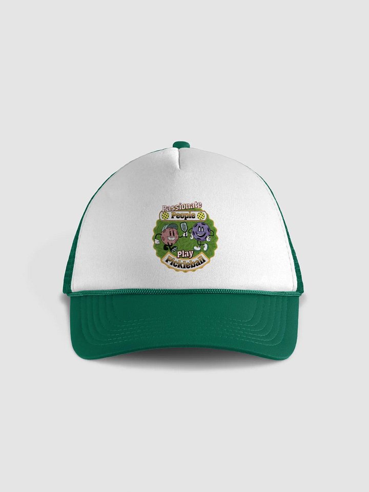 Passionate People Play Pickleball Foam Trucker Hat product image (6)