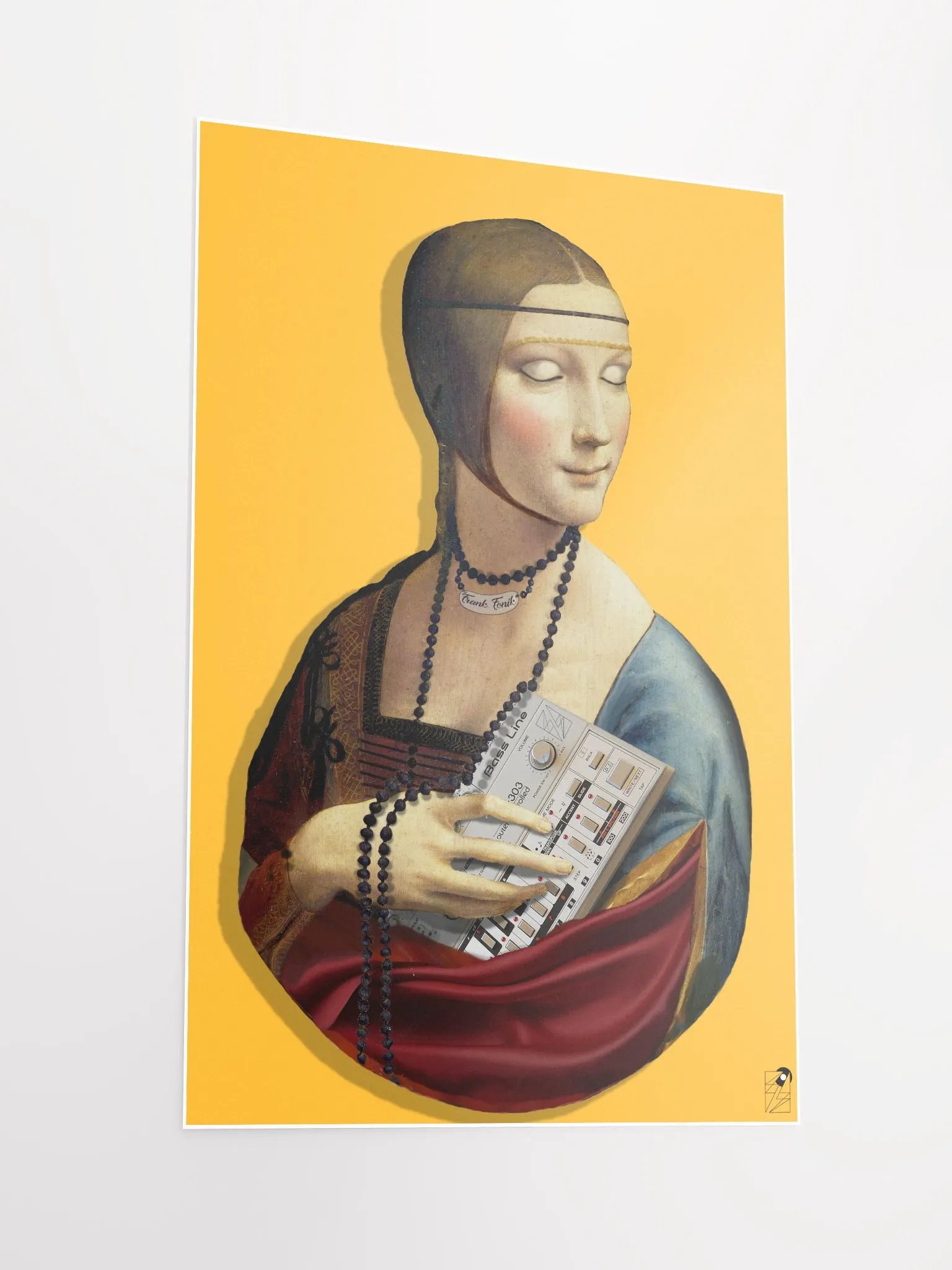 tb 3-0-3 Chill-out Lady by Frank Fonik , Techno EDM Matte Paper Poster product image (2)