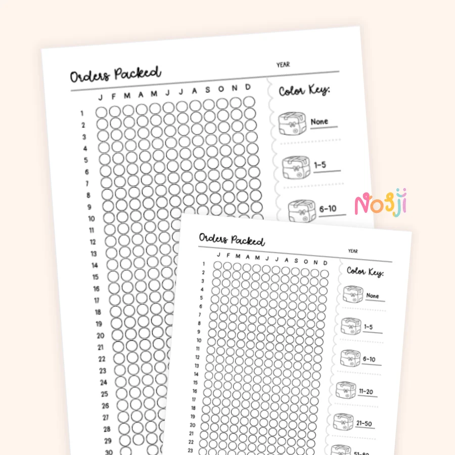 Orders Packed Yearly Order Tracker product image (1)