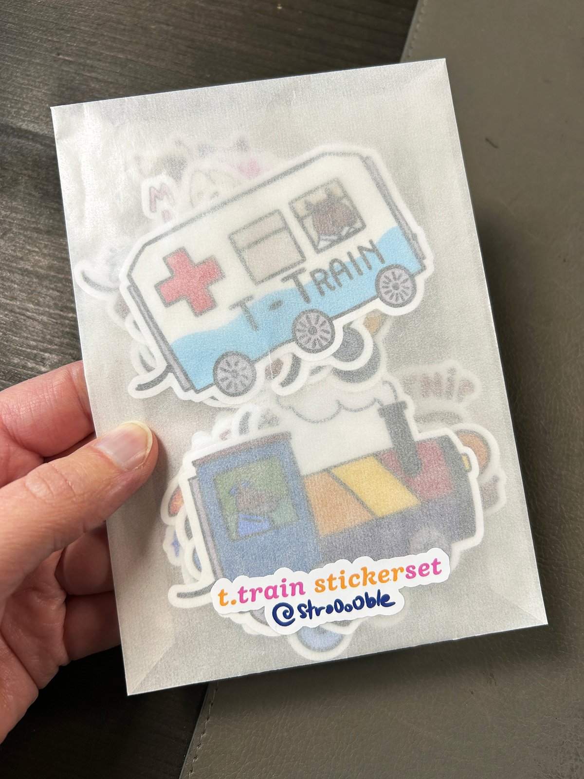 sticker pack : t-train product image (1)