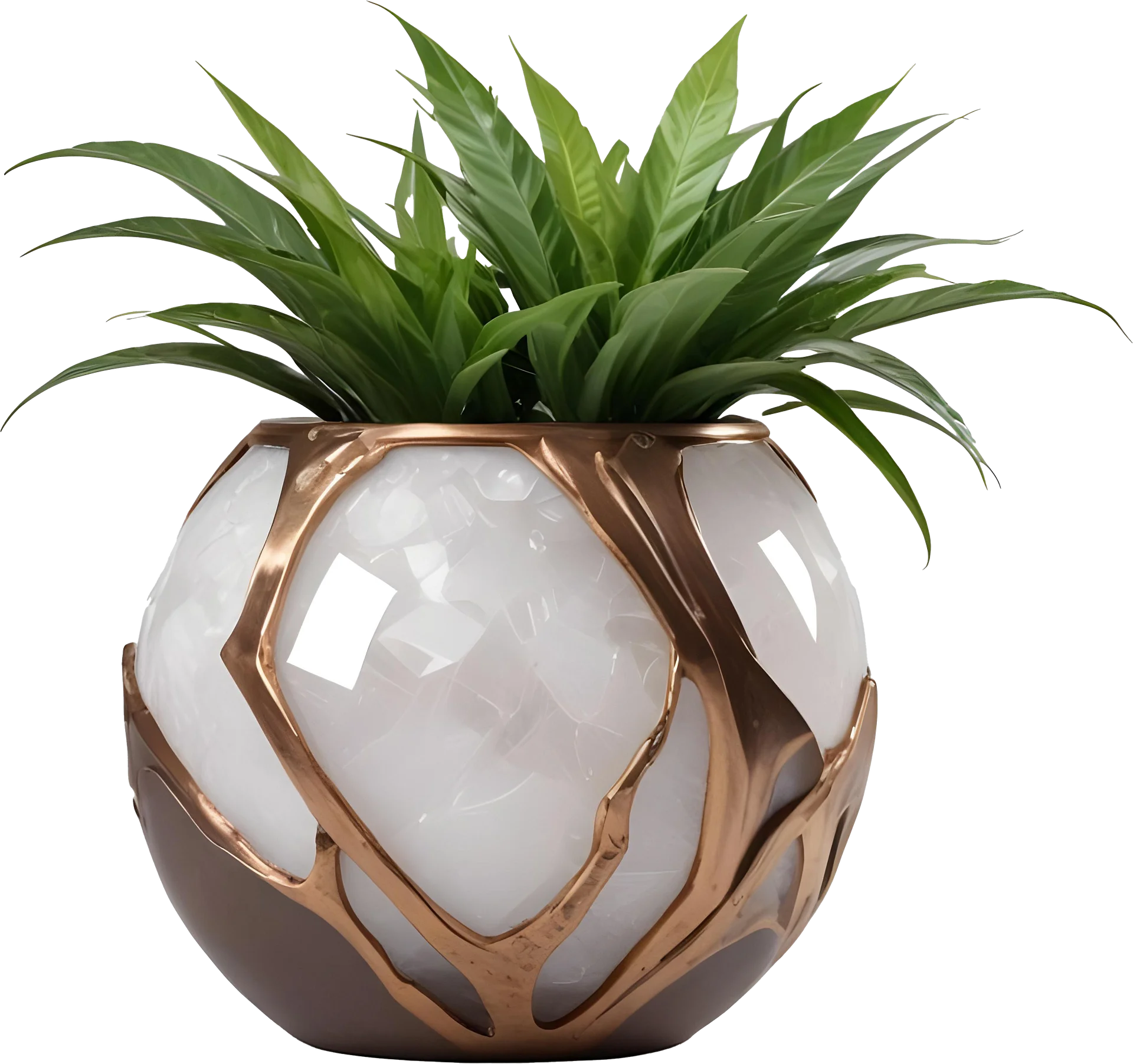 Collection Glamour Organique – Luxury Design Planter PNG product image (1)