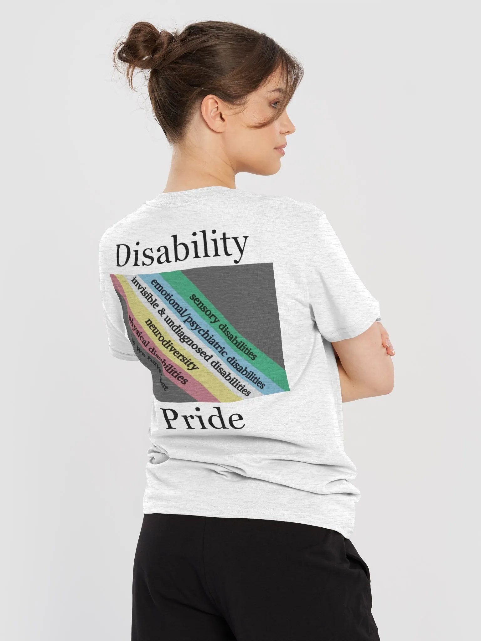 Disability Pride Flag Tee product image (6)