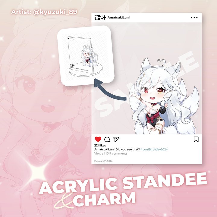 Luni Birthday 2024 Standee & Charm product image (1)