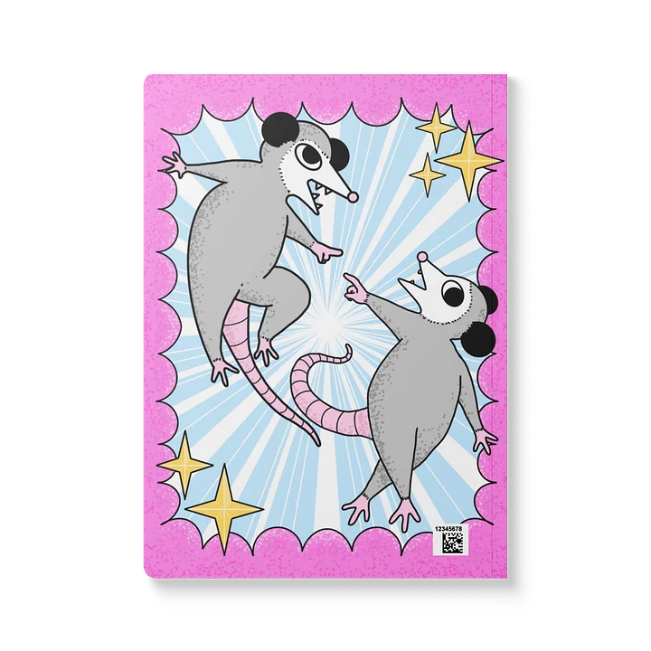 Pink Opossum Burst Journal product image (3)