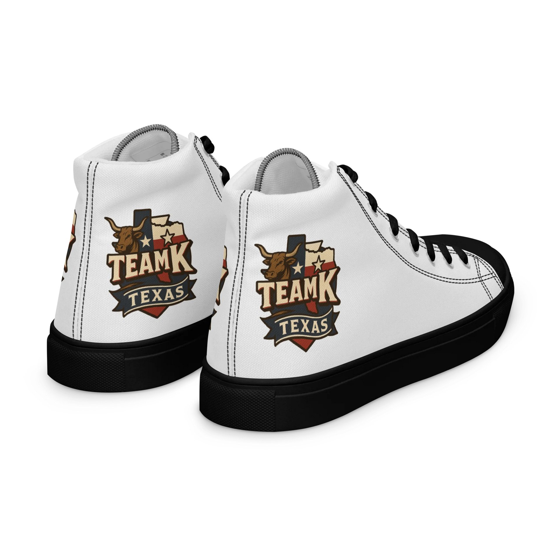 Team K Texas Women's High Top Canvas Shoes product image (7)