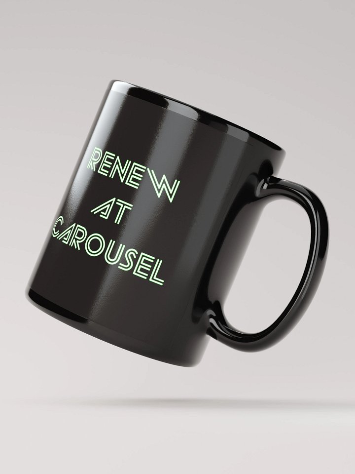 Renew at Carousel Black Coffee Mug product image (4)