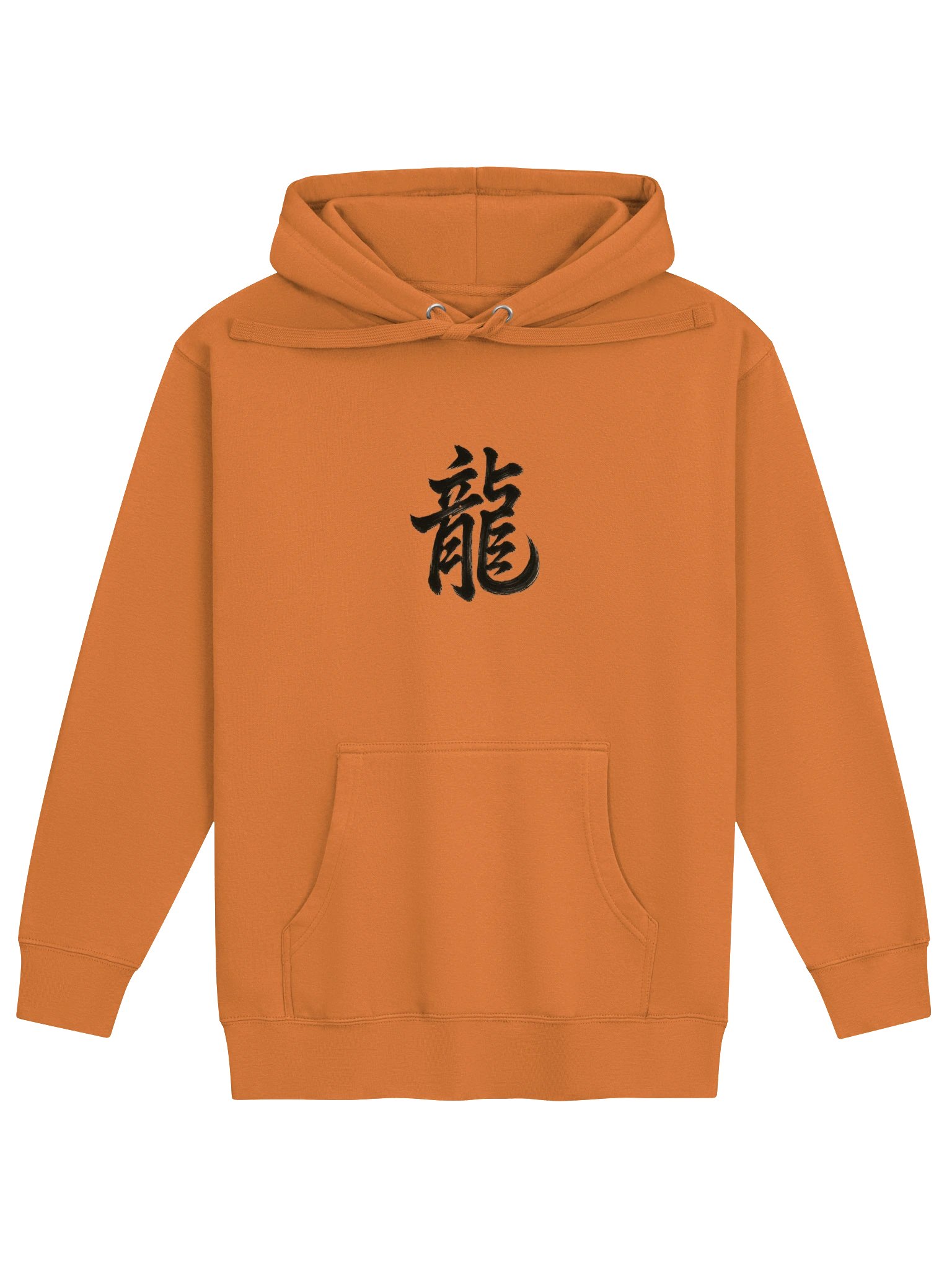 Dragon Omen Kanji Art from a Fallen Sengoku Battlefield - Hoodie - Light Body - Front Print product image (3)