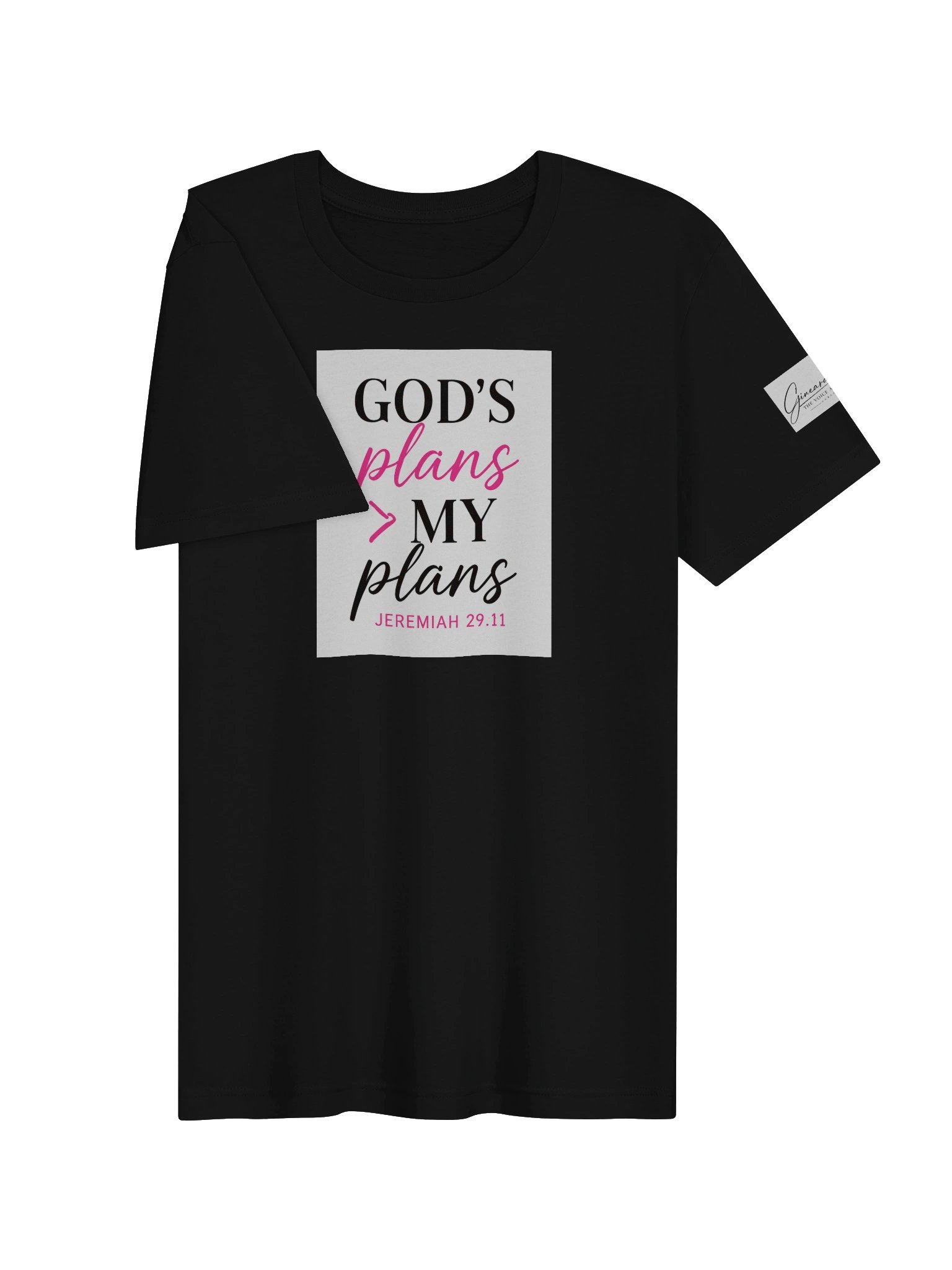 God's Plans Tee-Black product image (3)