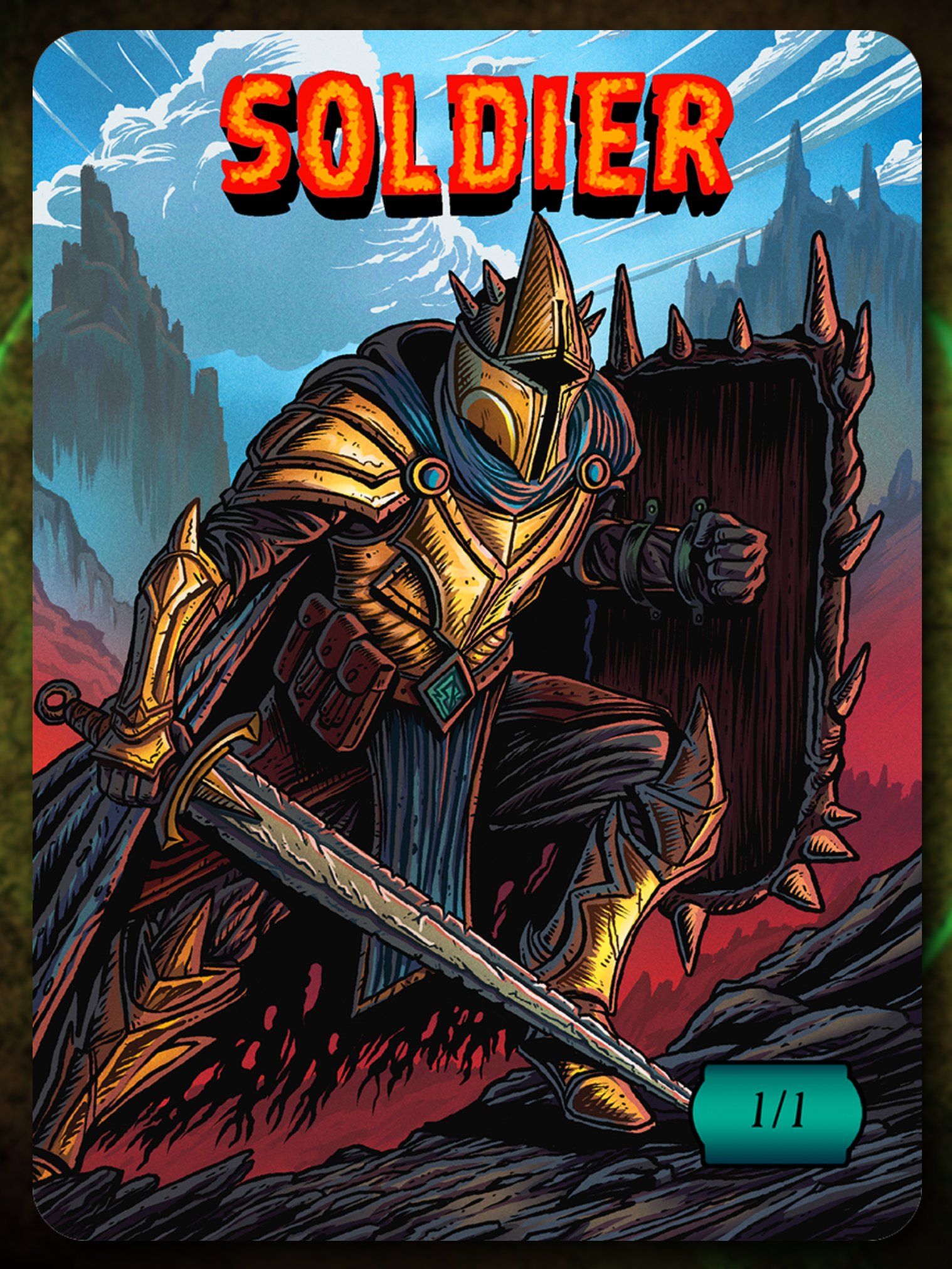 Soldier 1/1 Full Art Token product image (1)