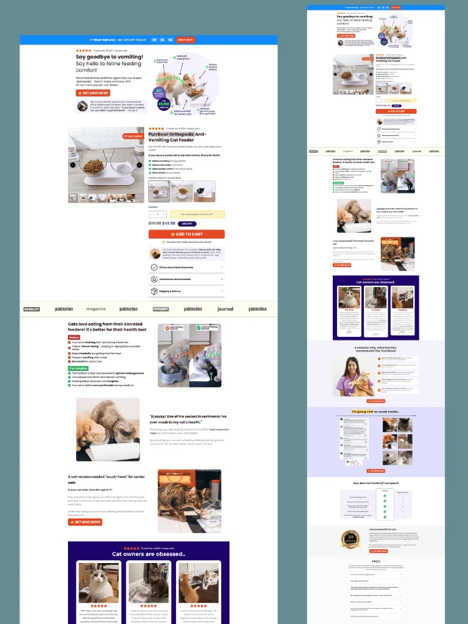 High-Converting Shopify Landing Page for Pet Brands | CRO Optimized DTC Template | GemPages product image (1)